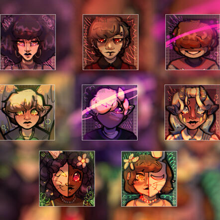 Artfight thumbnails 2023